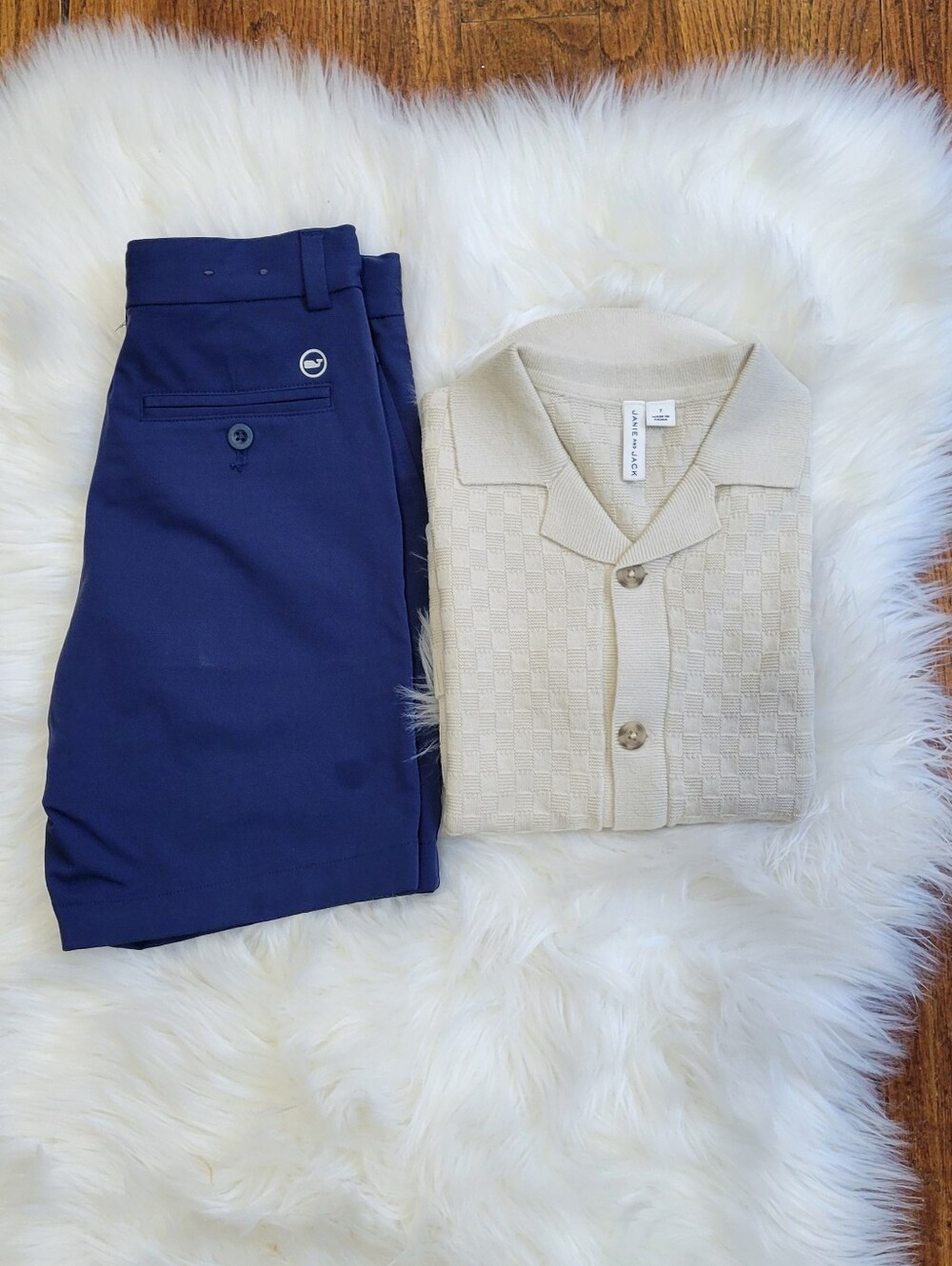 Janie  and Jack Vineyard Vines Navy Performance Shorts